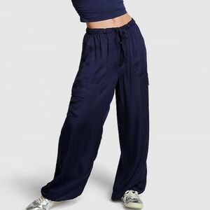 Satin Parachute Pants Victoria’s Secret PINK